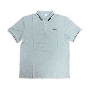 Polo T-Shirt-White/Green/Grey