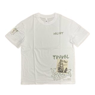 Sorona Cotton T-shirt – White / Green