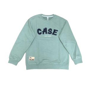 Crew Neck Sweatshirt-Grey/BlueGrey