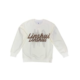 Crew Neck Sweatshirt-Beige/BlueGrey