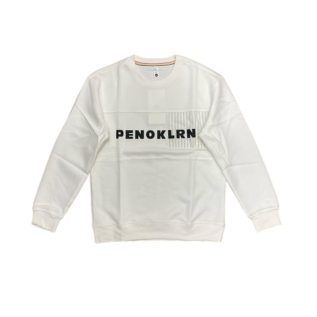 Crew Neck Sweatshirt-Black/White